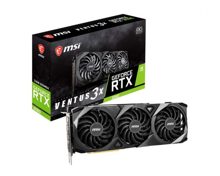 Вiдеокарта MSI GeForce RTX3090 24GB GDDR6X VENTUS 3X OC