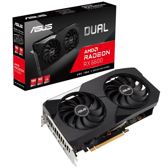 Вiдеокарта ASUS Radeon RX 6600 8GB DDR6 DUAL