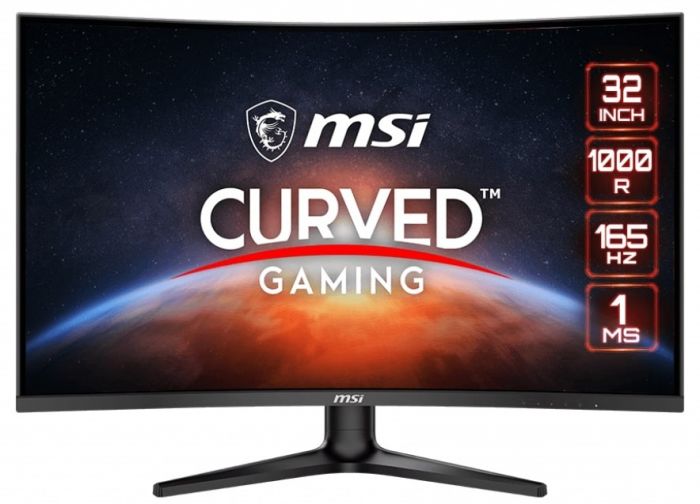 Монітор LCD 31.5" MSI Optix G321C, 2xHDMI, DP, Audio, VA, 165Hz, 1ms, 85%DCI-P3, CURVED, FreeSync