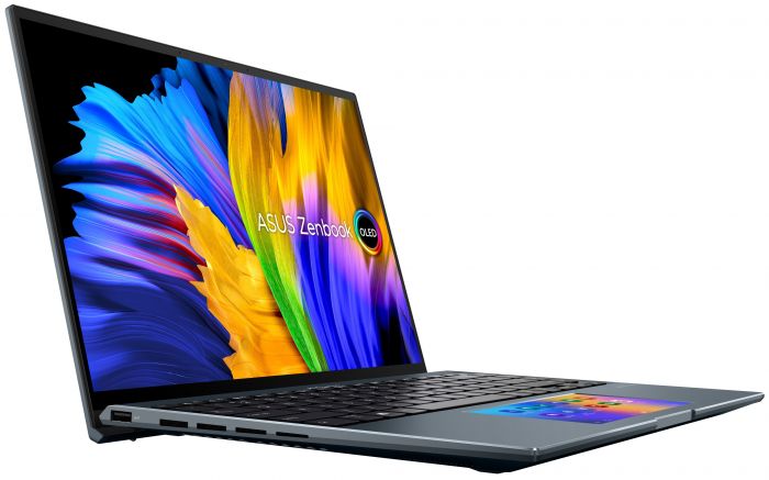 Ноутбук ASUS ZenBook UX5400EG-KN173 14WQXGA+ Touch OLED/Intel i7-1165G7/16/1024F/NVD450-2/noOS/Pine Grey