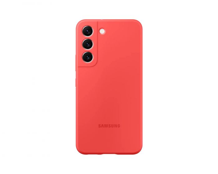 Чохол Samsung Silicone Cover для смартфону Galaxy S22 (S901) Glow Red