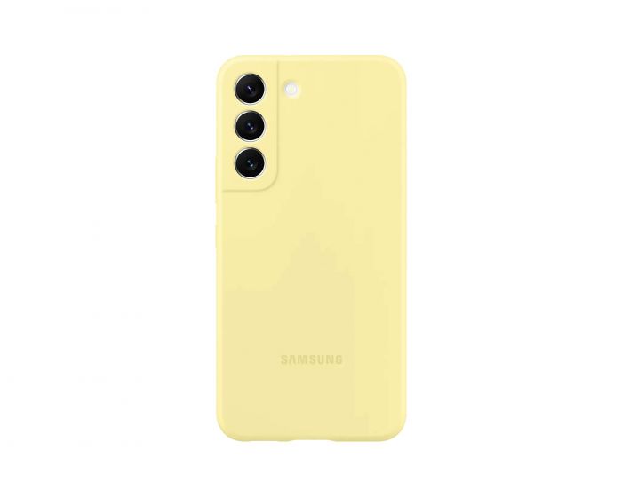 Чохол Samsung Silicone Cover для смартфону Galaxy S22 (S901) Butter Yellow