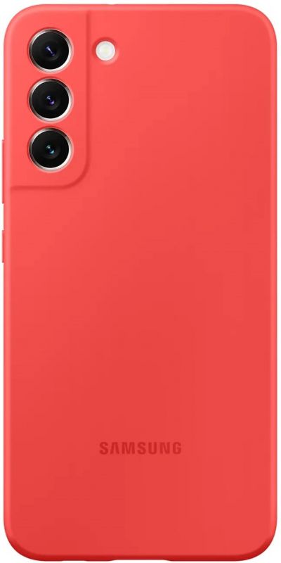 Чохол Samsung Silicone Cover для смартфону Galaxy S22+ (S906) Glow Red