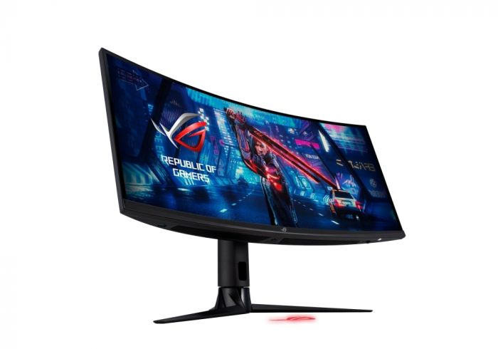 Монітор LCD 34.1" Asus ROG Strix XG349C HDMI, DP, USB-C, 2xUSB, MM, VA, 3440x1440, 180Hz, 1ms, 98%DCI-P3, CURVED, G-SYNC, HAS, HDR400