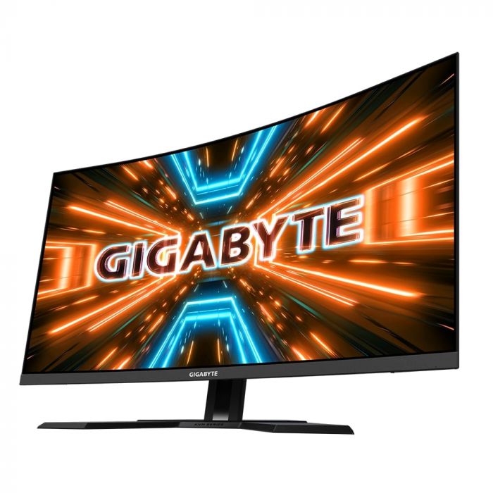 Монітор LCD GIGABYTE 31.5" M32QC, 2xHDMI, DP, USB-C, 2xUSB, VA, 2560x1440, 170Hz, 1ms, 94%DCI-P3, CURVED, FreeSync, HDR400