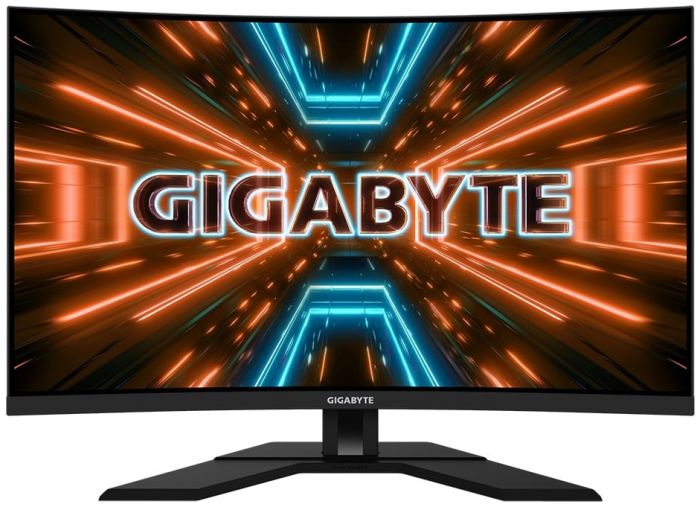 Монітор LCD GIGABYTE 31.5" M32QC, 2xHDMI, DP, USB-C, 2xUSB, VA, 2560x1440, 170Hz, 1ms, 94%DCI-P3, CURVED, FreeSync, HDR400