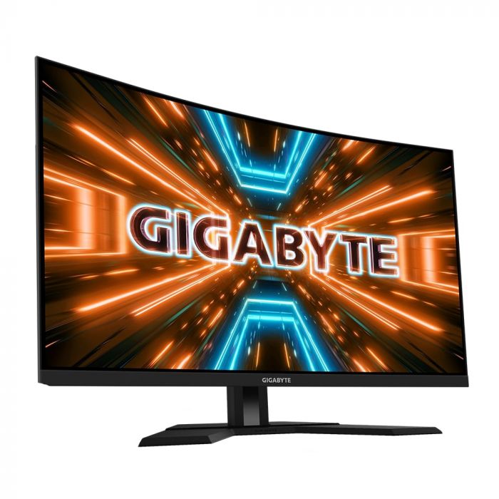 Монітор LCD GIGABYTE 31.5" M32QC, 2xHDMI, DP, USB-C, 2xUSB, VA, 2560x1440, 170Hz, 1ms, 94%DCI-P3, CURVED, FreeSync, HDR400