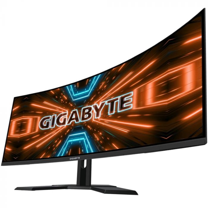 Монітор LCD GIGABYTE 34" G34WQC-A, 2xHDMI, 2xDP, MM, VA, 3440x1440, 144Hz, 1mc, 120%sRGB, CURVED, FreeSync, HDR400