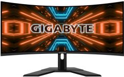 Монітор LCD GIGABYTE 34" G34WQC-A, 2xHDMI, 2xDP, MM, VA, 3440x1440, 144Hz, 1mc, 120%sRGB, CURVED, FreeSync, HDR400
