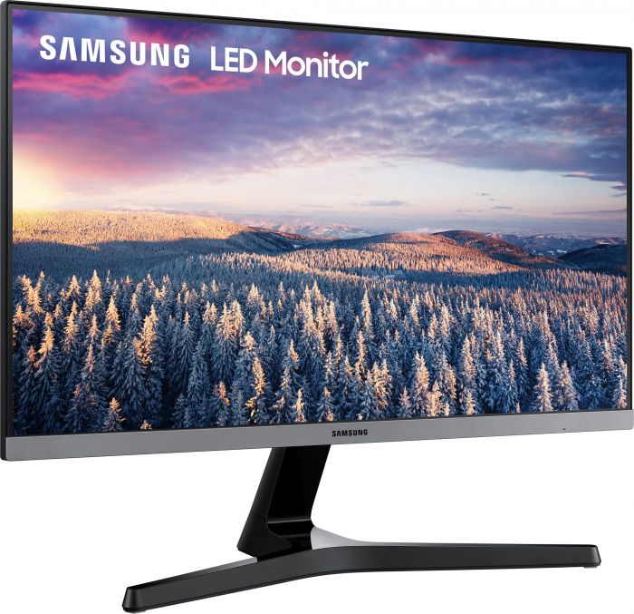 Монітор LCD 23.8" Samsung S24R350F, D-Sub, HDMI, ІPS, HP, 1920x1080, 75Hz, 5ms, Dark Blue Gray