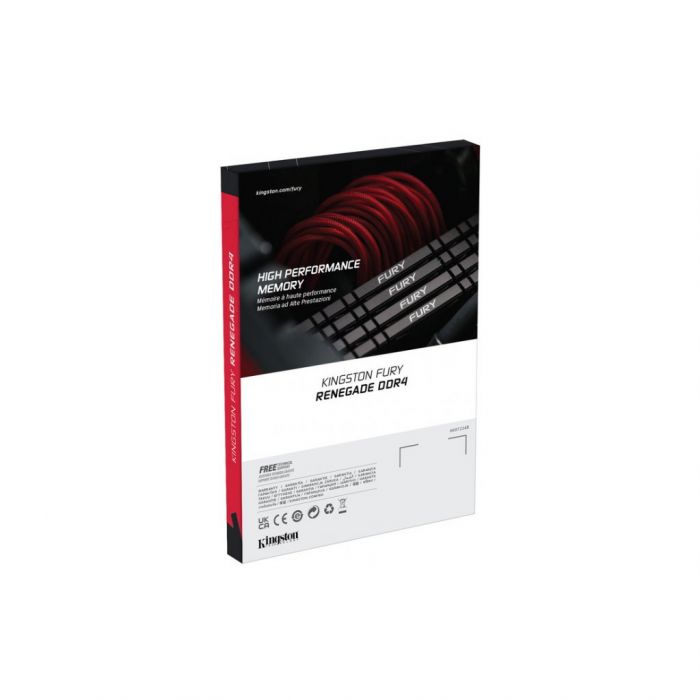 Пам'ять ПК Kingston DDR4 32GB KIT (16GBx2) 3200 FURY Renegade Black