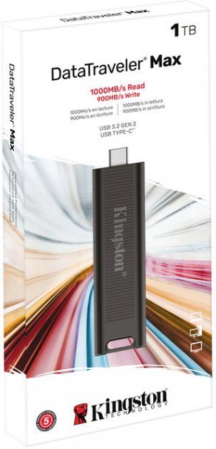 Накопичувач Kingston 1TB USB 3.2 Type-C Gen 2 DT Max