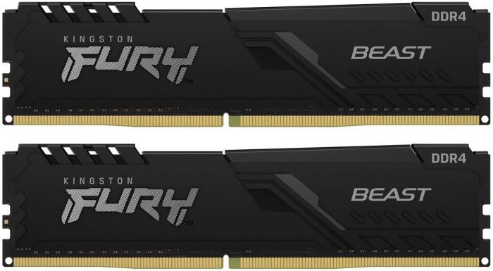 Пам'ять ПК Kingston DDR4 32GB KIT (16GBx2) 3600 FURY Beast