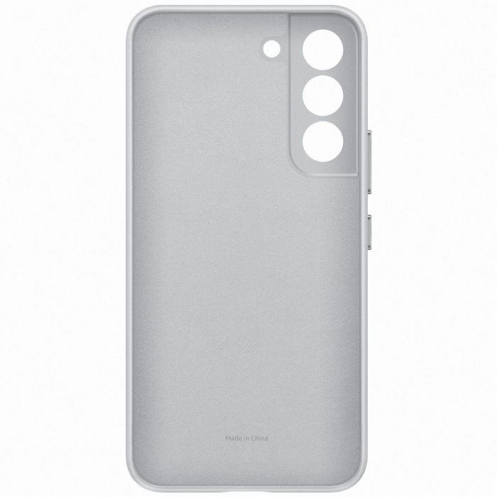 Чохол Samsung Leather Cover для смартфону Galaxy S22 (S901) Light Gray