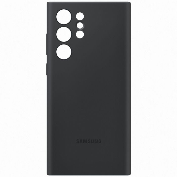 Чохол Samsung Silicone Cover для смартфону Galaxy S22 Ultra (S908) Black