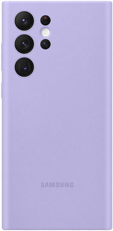 Чохол Samsung Silicone Cover для смартфону Galaxy S22 Ultra (S908) Fresh Lavender