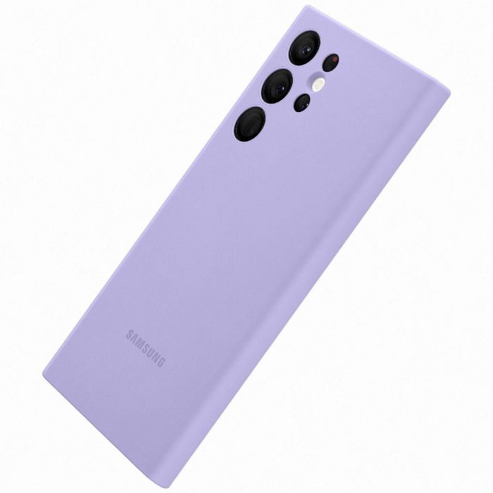 Чохол Samsung Silicone Cover для смартфону Galaxy S22 Ultra (S908) Fresh Lavender