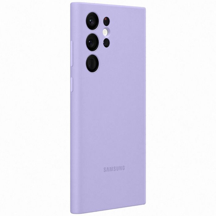 Чохол Samsung Silicone Cover для смартфону Galaxy S22 Ultra (S908) Fresh Lavender