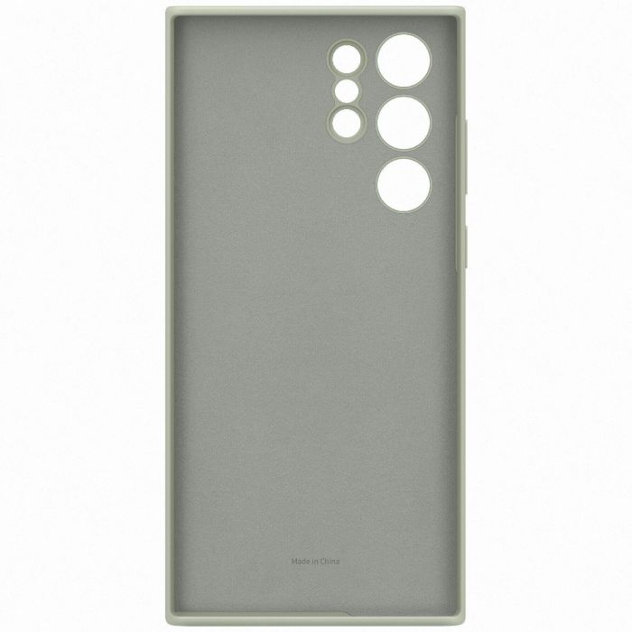 Чохол Samsung Silicone Cover для смартфону Galaxy S22 Ultra (S908) Olive Green