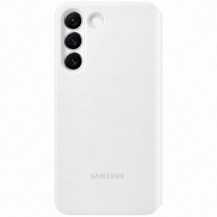 Чохол Samsung Smart Clear View Cover для смартфону Galaxy S22 (S901) White