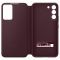 Чохол Samsung Smart Clear View Cover для смартфону Galaxy S22+ (S906) Burgundy