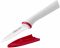 Кухонний ніж для чищення овочів Tefal Ingenio Ceramic White, довжина леза 8 см, кераміка, чохол