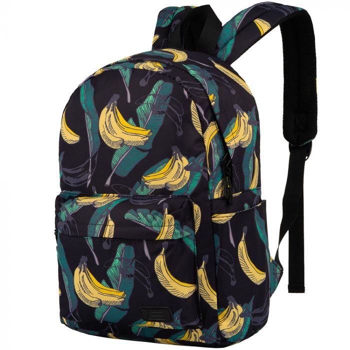 Рюкзак 2Е, TeensPack Bananas, чорний