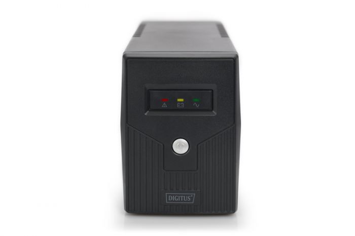 ДБЖ DIGITUS Line-Interactive, 600VA/360W, LED, 2xSchuko, RJ11, USB