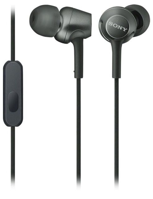 Навушники Sony MDR-EX255AP In-ear Mic Чорний