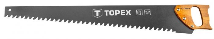 Ножівка для піноблоків TOPEX, 800 мм, 23 зубів, твердосплавна напайка, 890 мм, чохол