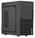 Корпус 2E BASIS (RD8603U-400) з БЖ 2EATX400,MiniT, Micro ATX,Mini ITX,2xUSB2.0,USB3.0,сталь з перфорацією(бічна панель),чорний