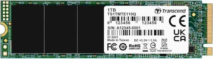Накопичувач SSD Transcend  M.2 1TB PCIe 3.0 MTE110Q