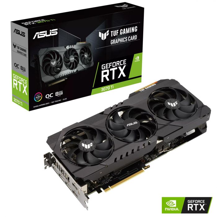 Відеокарта ASUS GeForce RTX3070 TI 8GB GDDR6X TUF GAMING OC