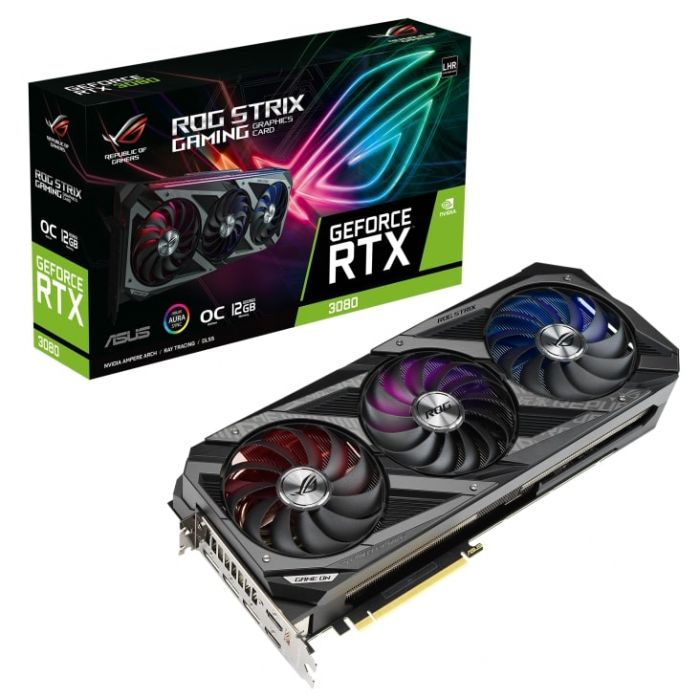 Відеокарта ASUS GeForce RTX3080 12GB GDDR6X STRIX GAMING OC