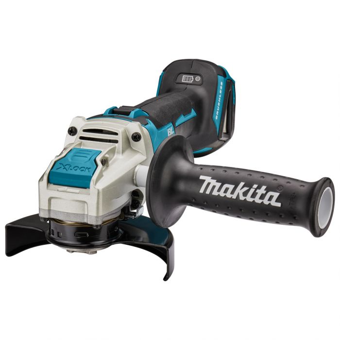 Шліфмашина кутова Makita DGA521ZX1 аккумуляторная, 125мм, 18В X-LOCK, 2.3-2.7 кг, SOLO