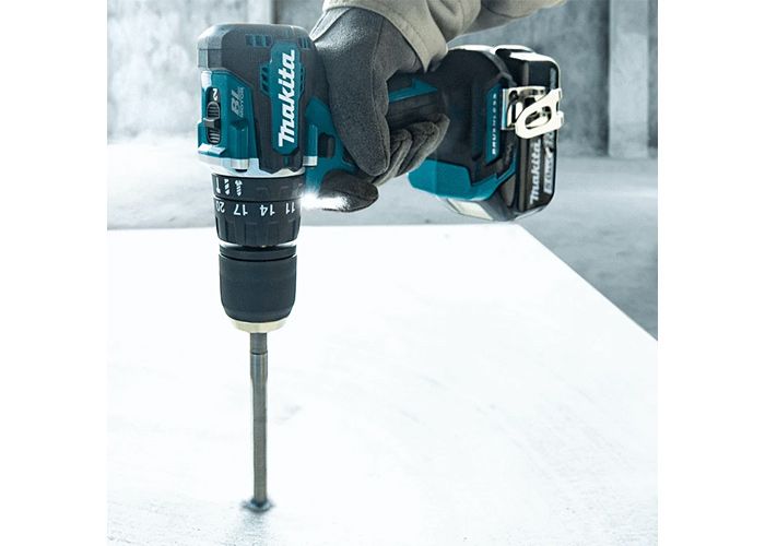 Шуруповерт-дриль Makita DHP487Z, акум, 18В, 0-500/0-1700 об/хв, 40/25Нм, 1.4кг, без АКБ та зарядного пристрою