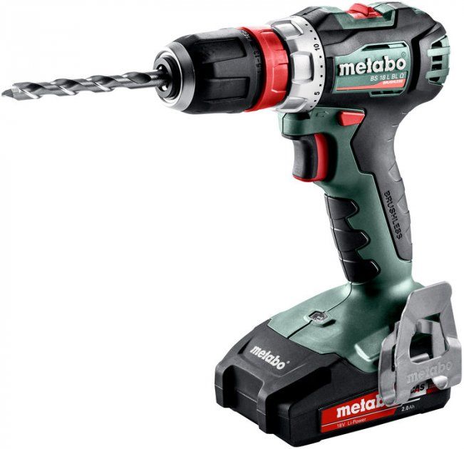 Шуруповерт-дриль Metabo BS 18 L BL Q 18V 2x2Ah Li-Ion; з/п SC 30;кофр