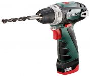 Шурупокрут-дриль акумуляторний Metabo BS Basic 12В 2x2А·год 17·34Нм 0-360·0-1400об/хв 0.95кг