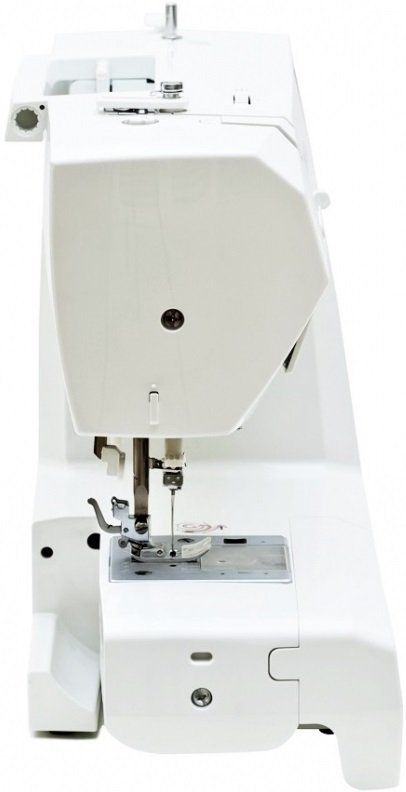Швейна машина MINERVA MC90С компьют., 70 Вт, 90 швейних операцій, петля автомат, білий/черв.