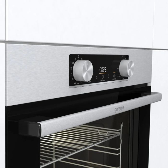 Духовка Gorenje BO6737E02XK/ BIGSPACE/мультифункціональна/ 77 л./ IconLed/ гриль/нержав.