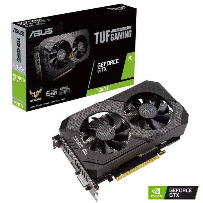 Вiдеокарта ASUS GeForce GTX1660TI 6GB GDDR6 TUF EVO GAMING