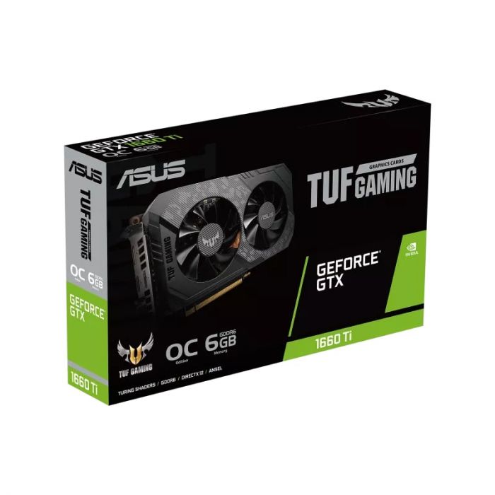 Вiдеокарта ASUS GeForce GTX1660TI 6GB GDDR6 TUF EVO GAMING TOP Edition