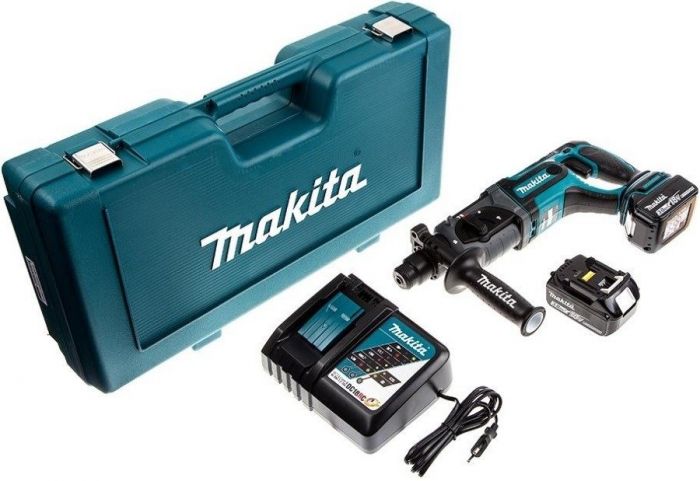 Перфоратор Makita DHR241RFJ акумуляторний, SDS+, 2Дж, Li-Ion 18В LXT, 2х3Аг