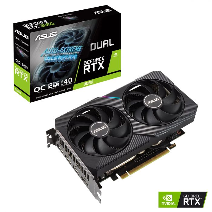 Відеокарта ASUS GeForce RTX3060 12GB GDDR6 DUAL OC V2 LHR