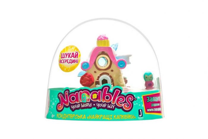 Ігрова фігурка Jazwares Nanables Small House Містечко солодощів, Кондитерська Найкращі капкейки