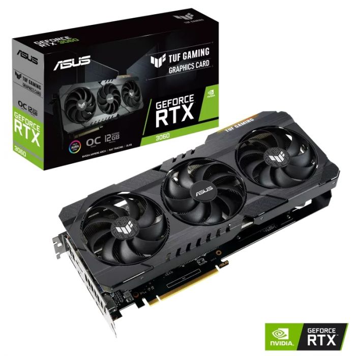 Відеокарта ASUS GeForce RTX3060 12GB GDDR6 TUF GAMING OC V2 LHR