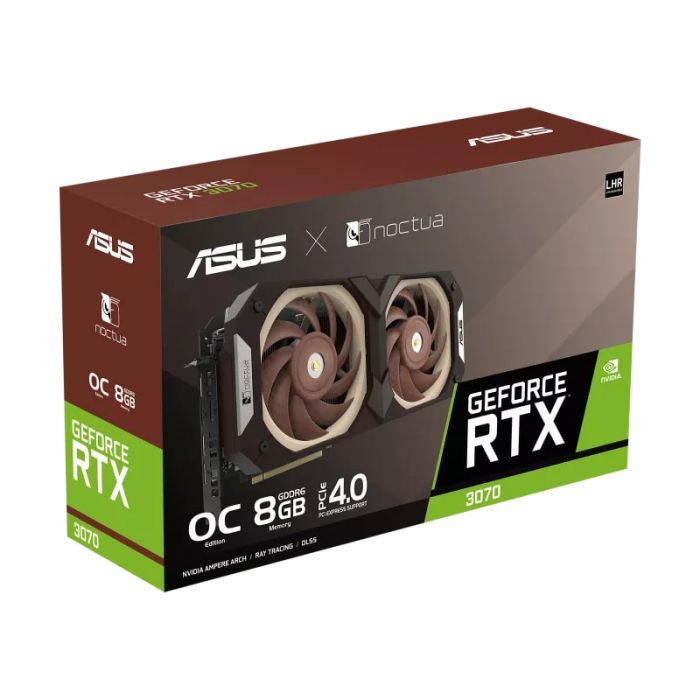 Вiдеокарта ASUS GeForce RTX3070 8GB GDDR6 NOCTUA LHR
