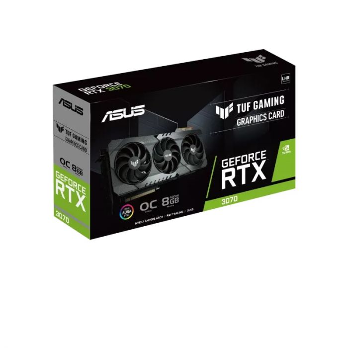 Вiдеокарта ASUS GeForce RTX3070 8GB GDDR6 TUF GAMING OC V2 LHR