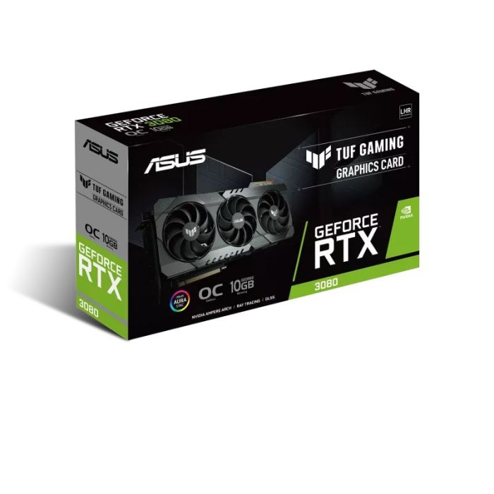 Вiдеокарта ASUS GeForce RTX3080 10GB GDDR6X TUF GAMING OC V2 LHR