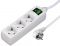 Мережевий подовжувач HAMA 3XSchuko 3G*1.5мм 3м White